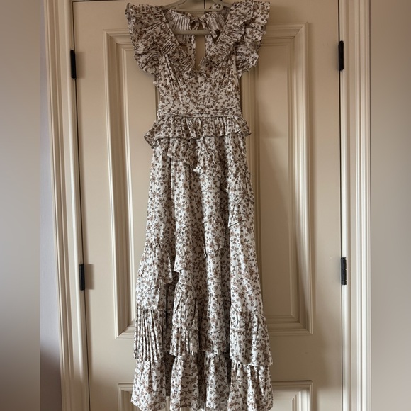 Floral Open-Back Maxi Dress by En Saison - Picture 8 of 15